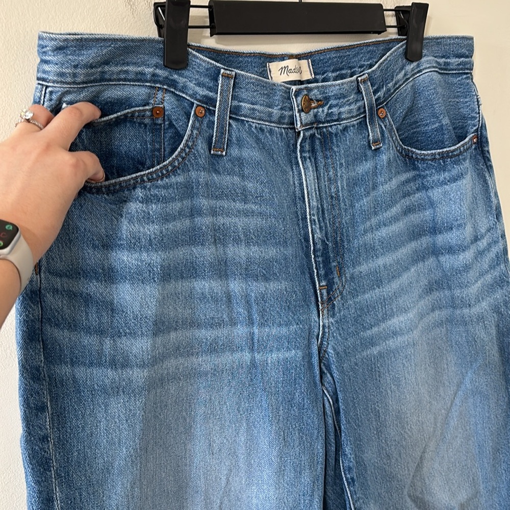 Madewell The Slouchy Boyjean Rosewell Wash Denim Jeans Size 31 - Picture 5 of 13